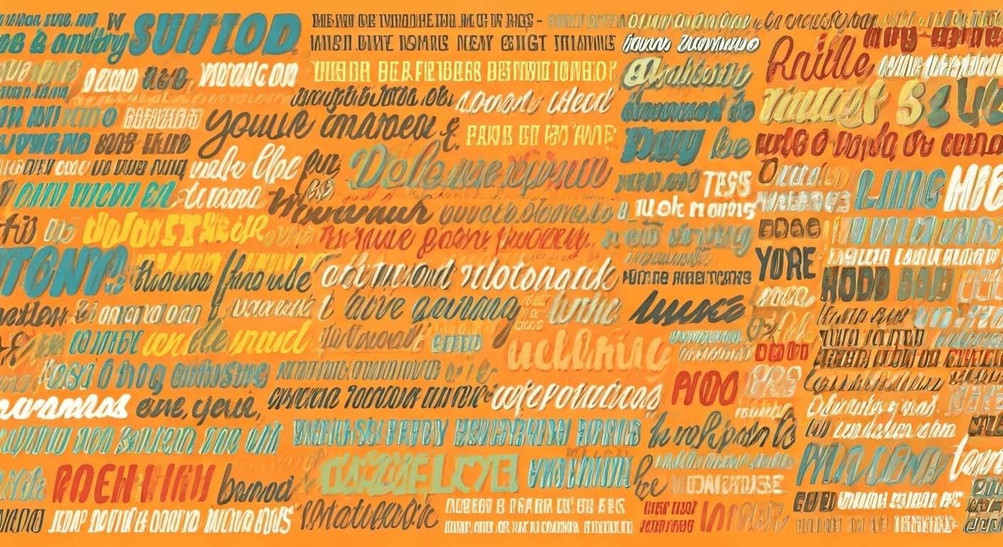 Colorful illustration of inspirational quotes