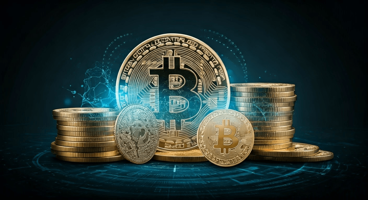 Concept of cryptocurrency innovation
