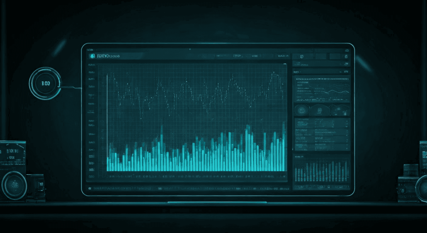 Futuristic interface of software