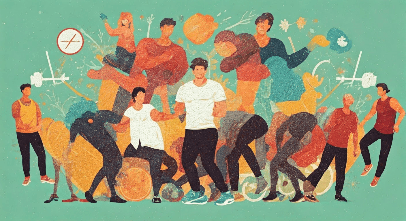 Health and wellness content strategy visualization