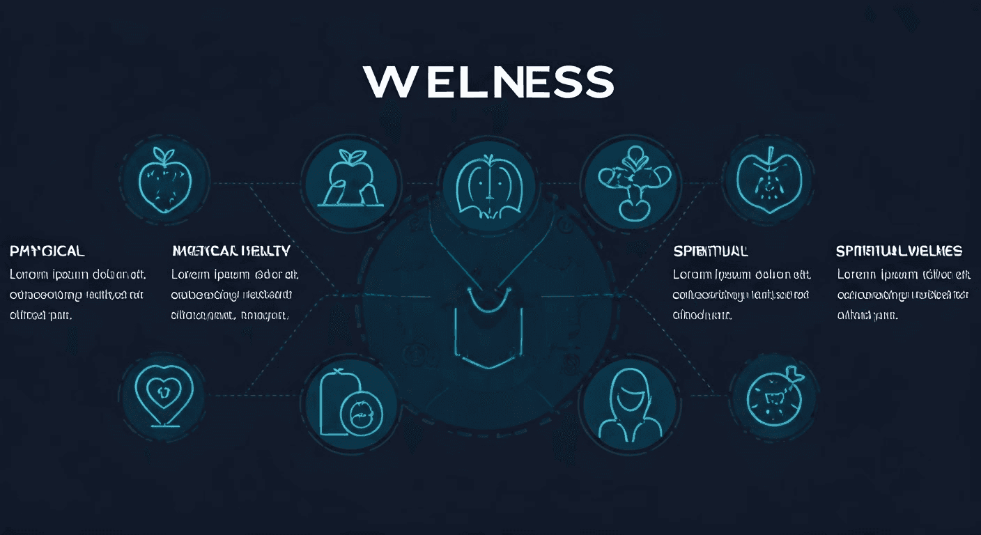 Infographic on wellness pillars
