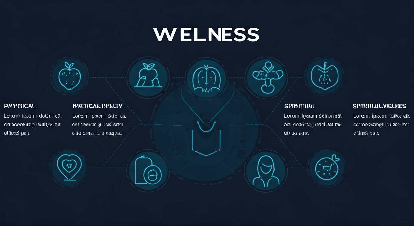 Infographic on wellness pillars